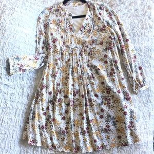Floral print “Georgette” swing dress